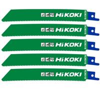 HiKOKI 752676 Lames de scie sabre, 150/128,5x19,0x0,9mm, 5 pieces