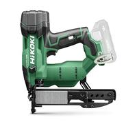 HiKOKI Agrafeuse sans fil - 18 V, 13-40 mm, Li-Ion, lumière LED, réglage de la profondeur sans outil, entraînement à ressort pneumatique, moteur brushless, déclenchement commutable - sans batterie +