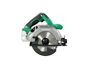 HiKOKI C18DBAL Scie Circulaire 18V, Ø 165mm, Profondeur 57mm, avec Frein | Scie bois portative avec lame, guide et couteau diviseur, réglage sans outil. Sans batterie ni chargeur.