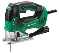 HIKOKI CJ160VW1Z - Sierra de calar 800W LED grosor máx acero 10mm madera 160mm cambio de la hoja sin llave conectable a aspirador y maletín CJ160V
