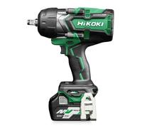 HiKOKI Boulonneuse à chocs sans fil WR36DGWRZ 36 V 1/2'' 1 400 Nm 2x2,5 Ah + chargeur