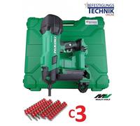 Hikoki cloueur à béton sans fil NC1840DA Basic C3 15-40mm pour clous à béton Spit Pulsa Tjep Makita Fischer
