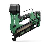 HiKOKI Cloueuse à bande sans fil 34° - 18 V, clous 50-90 mm - Puissante, lumière LED, moteur brushless, ressort pneumatique, réglage de la profondeur sans outil - Comprend 2 batteries 18 V/5 Ah +