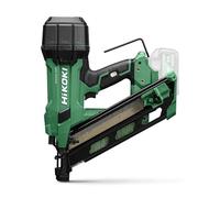 HiKOKI Cloueuse à bande sans fil 34° - 18 V, clous 50-90 mm - Puissante, lumière LED, moteur brushless, ressort pneumatique, réglage de la profondeur sans outil - Coffret système inclus (déclenchement