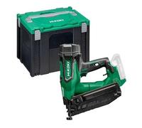 HiKOKI Cloueuse sans fil - 18 V - Sans balais - Calibre 16 - Angle de 20° - Air Spring Drive - Clous de 32 à 65 mm - Avec mallette pratique - Léger et compact (sans batterie ni chargeur)