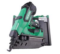 HiKOKI Cloueuse sans fil - 18 V - Sans balais - Calibre 16 - Angle de 20° - Air Spring Drive - Clous de 32 à 65 mm - Avec mallette pratique - Léger et compact (sans batterie ni chargeur)