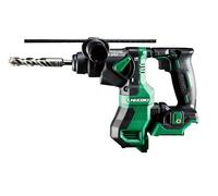 HIKOKI DH18DPAW2Z - Marteau léger SDS-Plus Sans Batteries ni Chargeur 18V Li-Ion Moteur Brushless 1.3 J 0-1080 rpm 0-5500 ipm max. 18 mm 1,6 Kg avec étui empilable Vert/Noir