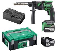 HiKOKI DH18DPBWPZ Marteau perforateur sans fil SDS-Plus (18V/2x 5,0Ah/1,3J) Coffret