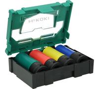 Hikoki Douilles à choc 17 19 21 22 mm 1/2" KFZ-4xSet WR18DH