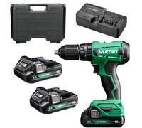 HiKOKI DV18DAWCZ 18V LI-ION BATTERIE KLOP-DRILL VIS MACHINE SET (2x2.0AH) Dans Une Valise