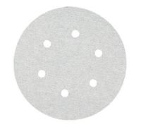 HiKOKI HiKOKI Feuilles abrasives auto-agrippantes 150 mm P120 Blanc 10 pièces Quantité:10