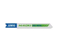 HiKOKI HiKOKI Lames de scie sauteuse métal HSS JUM10/U118A, lot de 5 Quantité:5