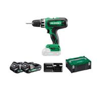 Hikoki Perceuse-visseuse à percussion sans fil DV18DF 18 V 2x2,0 Ah Mandrin 13 mm
