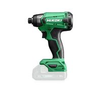 HiKOKI WH18DJL Visseuse à Chocs sans Fil 18 V, Couple 140 Nm, Embout 1/4" | Outil compact pour montage bois et métal, 2700 tr/min, LED intégrée, sans batterie ni chargeur, idéal pour chantier
