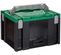 HiKOKI Système de coffrets HSC 40030037 – 100 pièces, empilable, modulaire – Vert/Noir