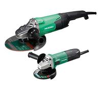 HiKOKI Lot de 2 meuleuses d'angle G12STX/G23ST, version 230 V, 230 mm