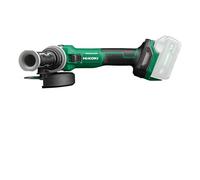 HiKOKI Meuleuse d'angle sans fil - 18 V, diamètre de disque 125 mm - Moteur sans balais, régulation de la vitesse, système anti-rebond, frein, mode automatique, démarrage progressif