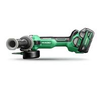HiKOKI - Meuleuse d'angle sans fil 18V 115 mm, 2 batteries 5,0 Ah Li-Ion, chargeur G1813DAWQZ