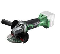 HiKOKI Meuleuse d'angle sans fil - 18V, 125 mm, 9.000 tr/min - Avec protection contre le redémarrage et verrouillage de broche - Compacte, légère et puissante pour le métal, la pierre et le plastique