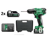 HiKOKI - Perceuse-visseuse sans fil 12V, 2 batteries 2,5 Ah Li-Ion, chargeur DS12DAWFZ