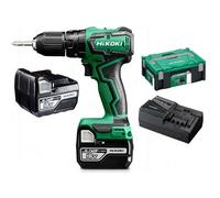 HiKOKI - Perceuse-visseuse sans fil 18 V, 2 batteries 5,0 Ah Li-Ion, chargeur DV18DDWPZ