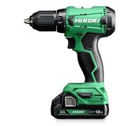 HiKOKI - Perceuse-visseuse sans fil 18V, 2 batteries 2,0 Ah Li-Ion, chargeur DS18DAWCZ
