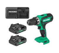 HiKOKI - Perceuse-visseuse sans fil 18V, 2 batteries 2,0 Ah Li-Ion, chargeur DS18DFWCZ