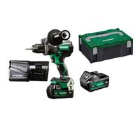HiKOKI - Perceuse-visseuse sans fil 18V, 2 batteries 5,0 Ah Li-Ion, chargeur DS18DCWPZ