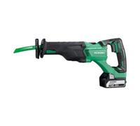 HIKOKI 51256166 - Sierra de sable a bateria 18V 5Ah velocidad 0-2500rpm con bateria cargador y maletin CR18DBLWJZ, Autre
