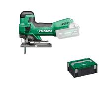 Hikoki Scie sauteuse CJ18DBW2Z 18V 135mm, sans batterie ni chargeur, poignée champignon HitCase III