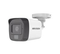 Hikvision - Caméra Bullet 4en1 Gamme Value - 2 Mpx High Performance CMOS - Objectif 2.8 mm | Portée IR 30 m - Audio par câble coaxial | Microphone in