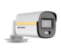 Hikvision Caméra de sécurité fixe Mini Bullet 3K ColorVu avec éclairage double et PoC, résolution 2960x1665, objectif fixe, IP67
