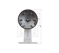 Hikvision DS-1273ZJ-135B - Montage mural pour bras de caméra dôme avec boîtier de raccordement - blanc hik