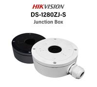 Hikvision DS-1280ZJ-S Boîtier de jonction en alliage d'aluminium pour caméra de vidéosurveillance extérieure, support et accessoires pour caméras Hik Dome, Bullet, Turret OEM White
