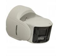 Hikvision 6MP 180° Panoramique ColorVu WDR Turret caméra reseau avec Objectif Fixe. Lumiere Visible. IP67.