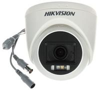 Hikvision DS-2CE76K0T-LPFS(2.8mm) 3K caméra dôme intérieure à audio et éclairage hybride intelligent, fixe