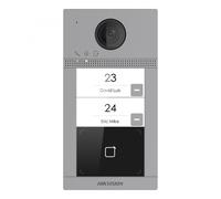 HikVision Hikvision DS-KV8213-WME1 Platine de rue villa métal 2 boutons avec caméra 2 MP, Wi‑Fi, PoE, IP65/IK08 DS-KV8213-WME1(C)