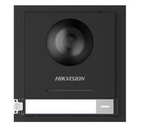 HikVision Hikvision Platine de rue vidéo modulaire avec caméra fisheye 2 MP, éclairage IR et contrôle d’accès DS-KD8003-IME1(B)