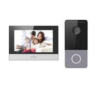 Hikvision IP Video intercom kit for Villa Or House Only One Call Button. DS-KV6113-WPE1. x1: DS-KH6320-WTE1. x1: PSU x2: It Includes 2 European Power adapters (KIS603-P(O-STD))