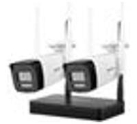 Kit de Vidéosurveillance WiFi Hikvision 2 Caméras Bullet 4MP + Enregistreur NVR 4 Canaux PoE - DS-J142I/NKS424W0H