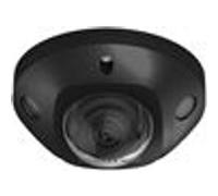 Hikvision 4MP Acusense WDR Mini Flat Dome caméra reseau avec Objectif Fixe. IR LED. IP67. IK10. 2.8 mm. Noir