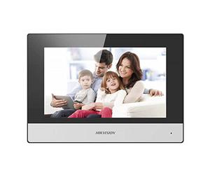 Hikvision - Station intérieure Hikvision WiFi écran 7 Pouces + Carte Microsd TF et Fente pour instantané - b - DS-KH6320-WTE2