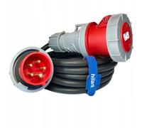 Hilark cable tech Adaptateur triphasé, fiche 32A 5 Broches vers Prise 63A 4 Broches IP67 0,5m