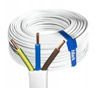Hilark Cable Tech Câble d'installation plat YDYp 3x2,5 mm² 25m