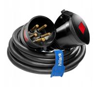 Rallonge électrique CEE haute tension en caoutchouc H07RN-F 5x6 mm IP44 32 A 5 m