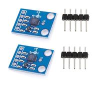 HiLetgo ADXL335 Lot de 2 accéléromètres, 3 axes, capteur d'angle GY-61 Accéléromètre, capteur d'angle, transducteur, capteur analogique, sortie 3 - 5 V pour Arduino