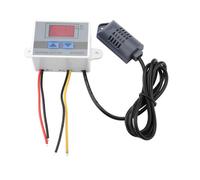 Hilitand Contrôleur d'Humidité Numérique Hygromètre XH-W3005 Régulateur Capteur d'Humidité de la Température 0~99% HR 12V / 24V / 220V (12V)