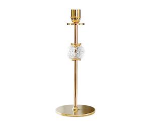 Hilke Collection Bougeoir Alba 30 cm Laiton solide et verre