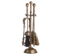 Hill Interiors - Serviteur de cheminée BALL TOPPED (HI3620)