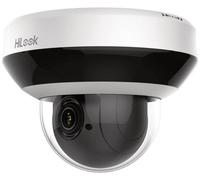 HiLook, développé par HIKVISION, modèle PTZ-N2404I-DE3(G), résolution 4 mégapixels, objectif 4x, compression H.265+, indice de protection IP66+IK10, portée infrarouge de 20 mètres